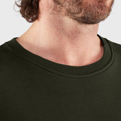 Fjällräven Logo Sweater Men DARK NAVY / S