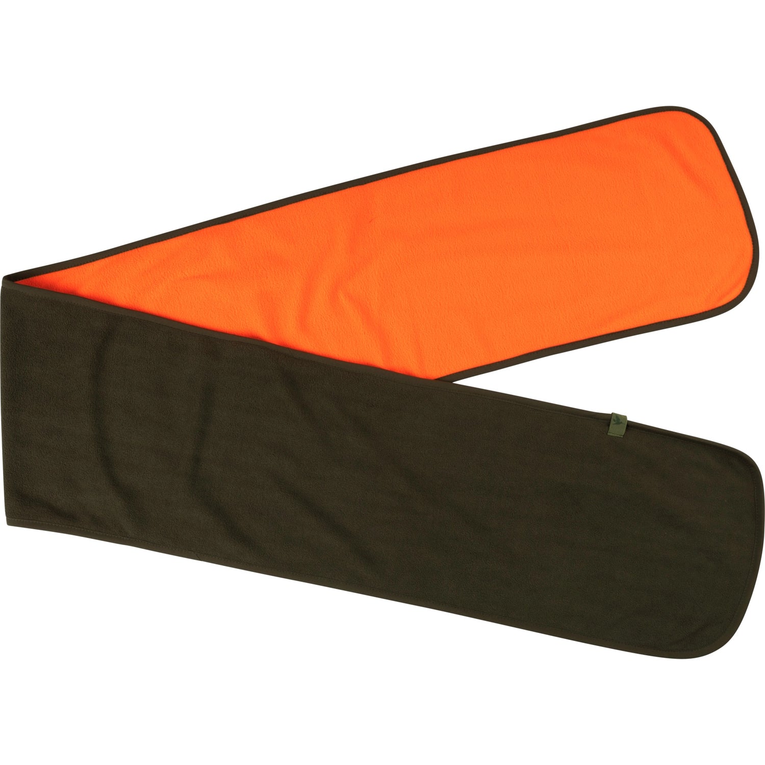 Reversible fleece halsduk ORANGE/PINE GREEN / ONE SIZE