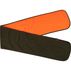 Reversible fleece halsduk ORANGE/PINE GREEN / ONE SIZE