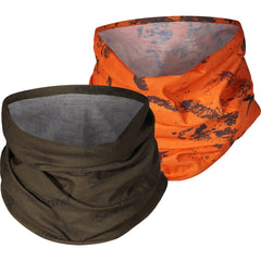 Halsstycke 2-pack ORANGE/PINE GREEN / ONE SIZE