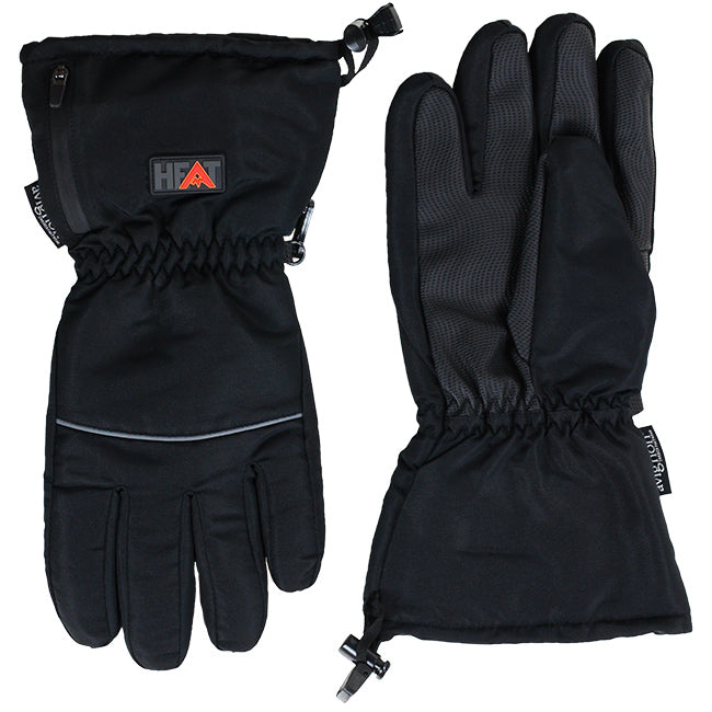 Värmehandske 5-finger AA-batteri SVART / L/XL