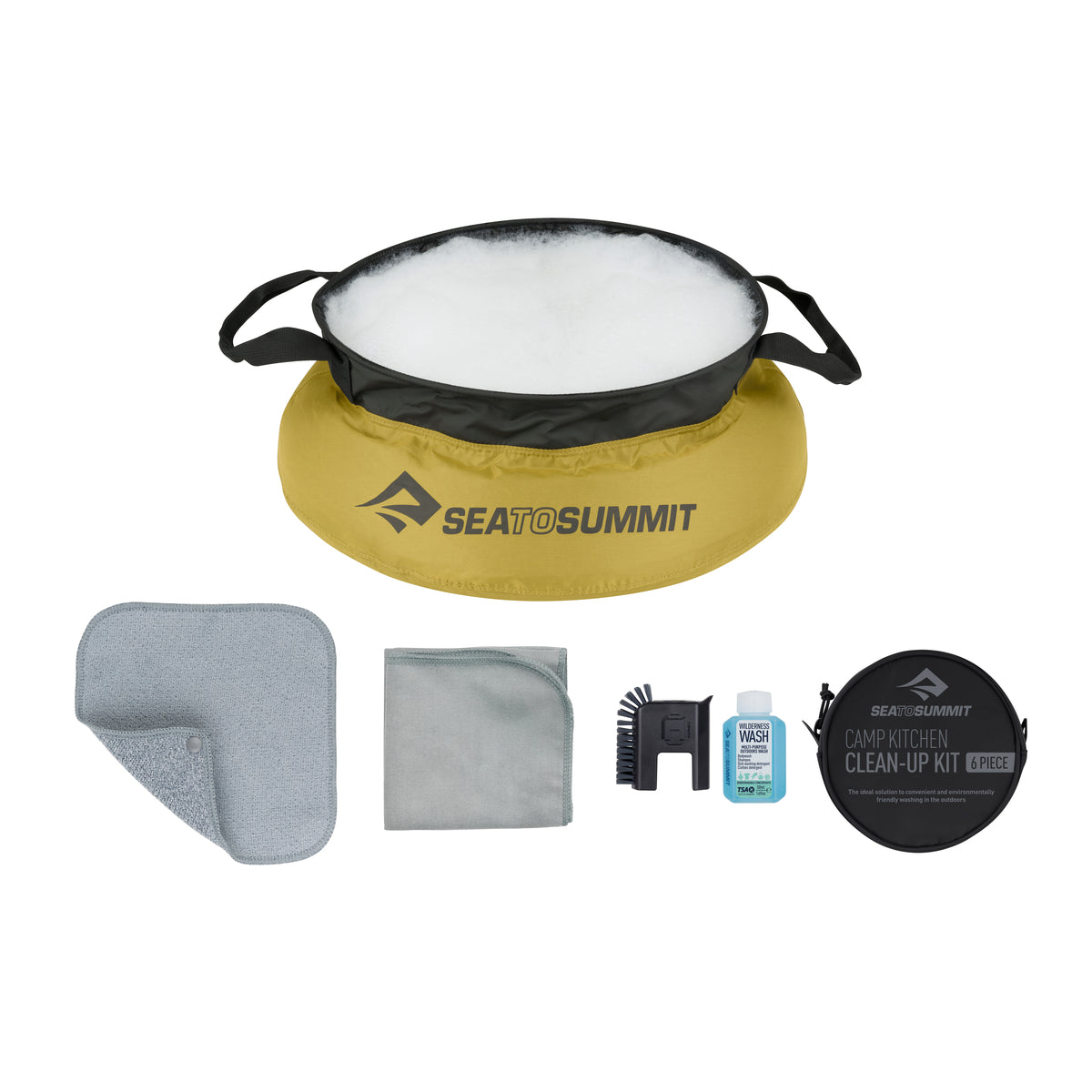Kitchen Clean Kit - 6 Piece Set BLACK / EN STL