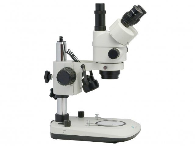 BMS 133 Zoom Trino stereolupp, 7 - 45x, stort synfält EN STL