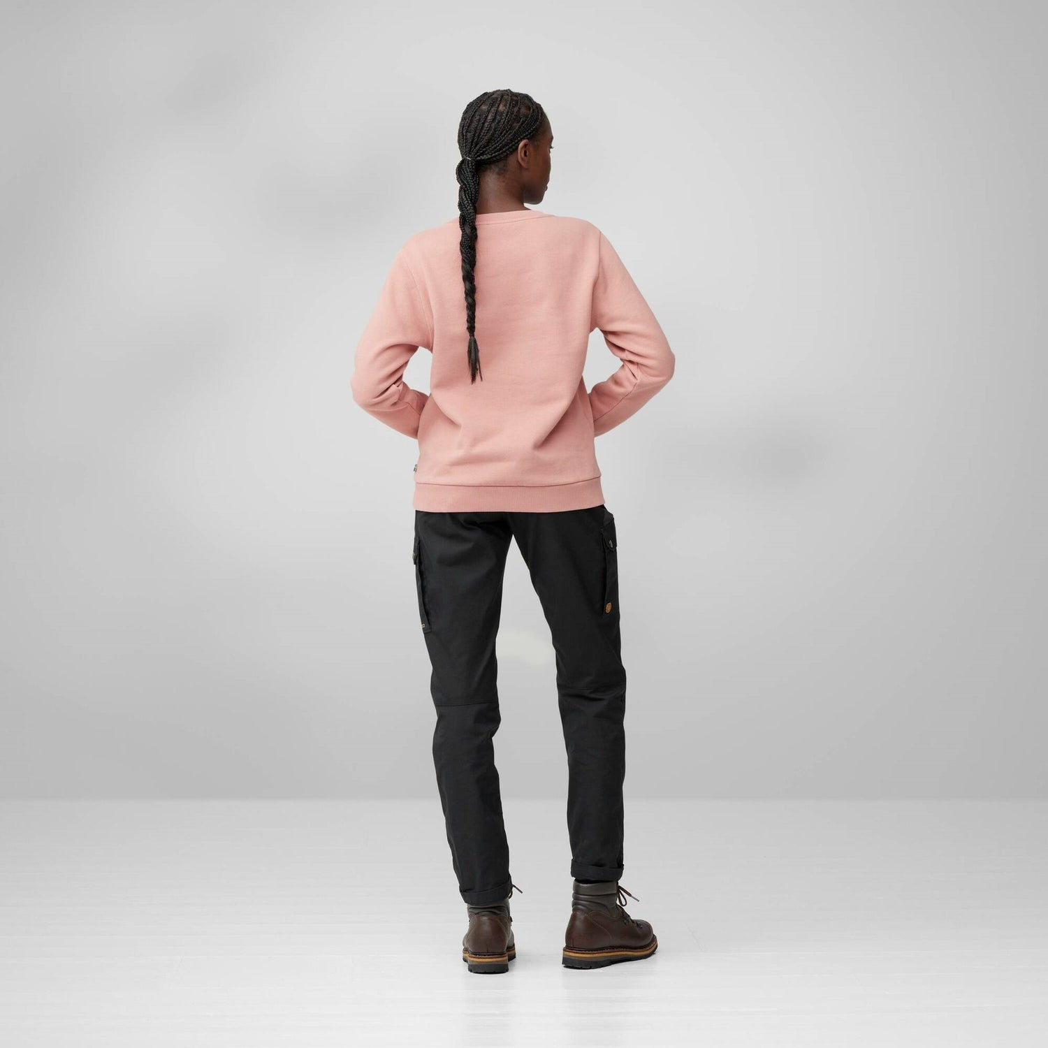 Logo Womens Sweater DUSTY ROSE-PORT / XS