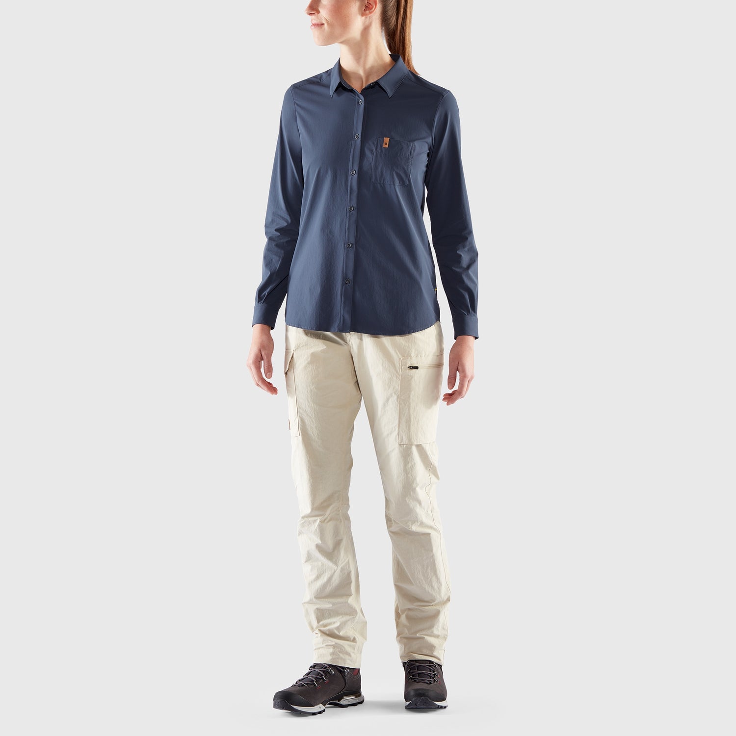 Övik Lite Shirt LS Women DUSTY ROSE / XS
