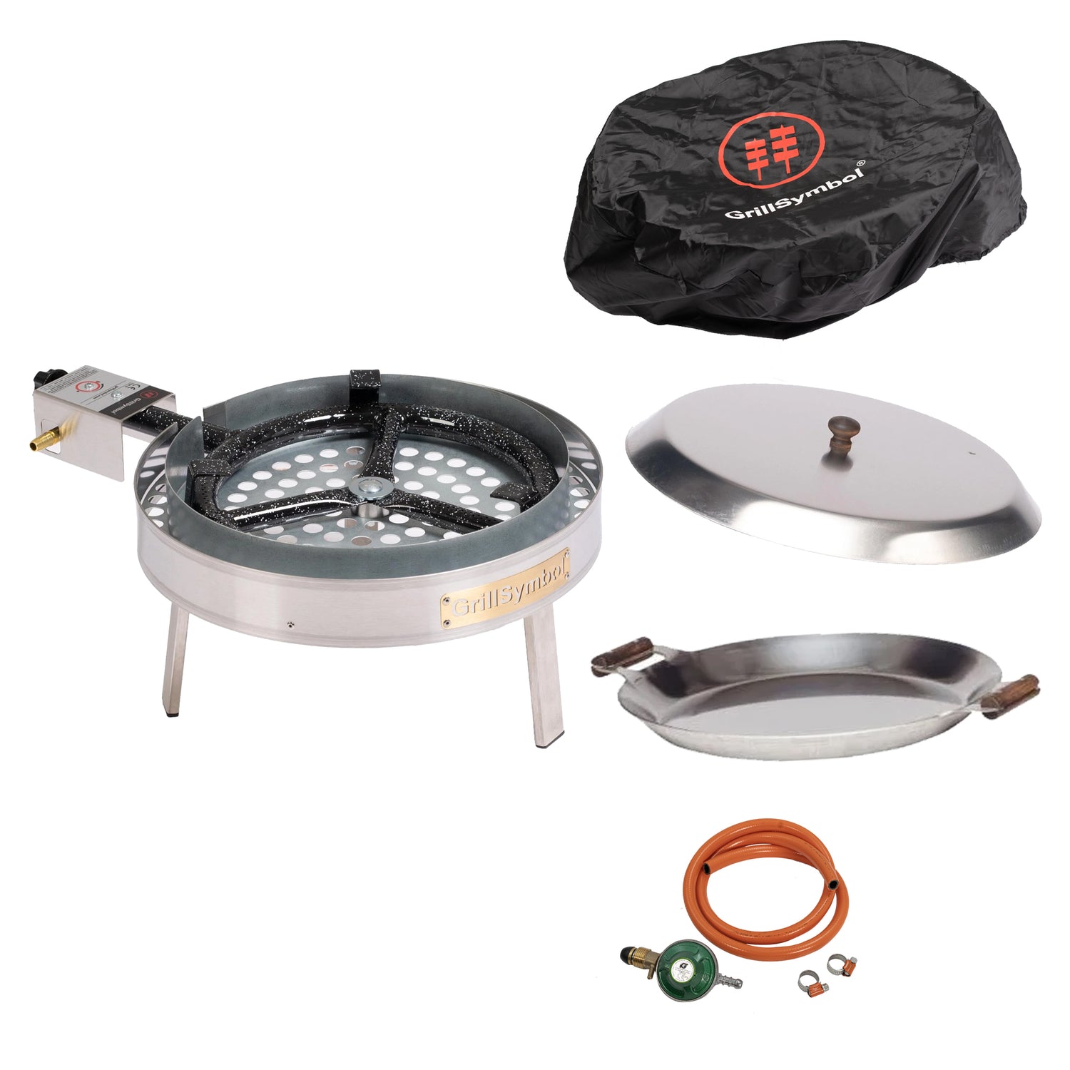 Komplett Paket PRO-460 Inkl lock & överdrag ROSTFRITT STÅL / ONE SIZE
