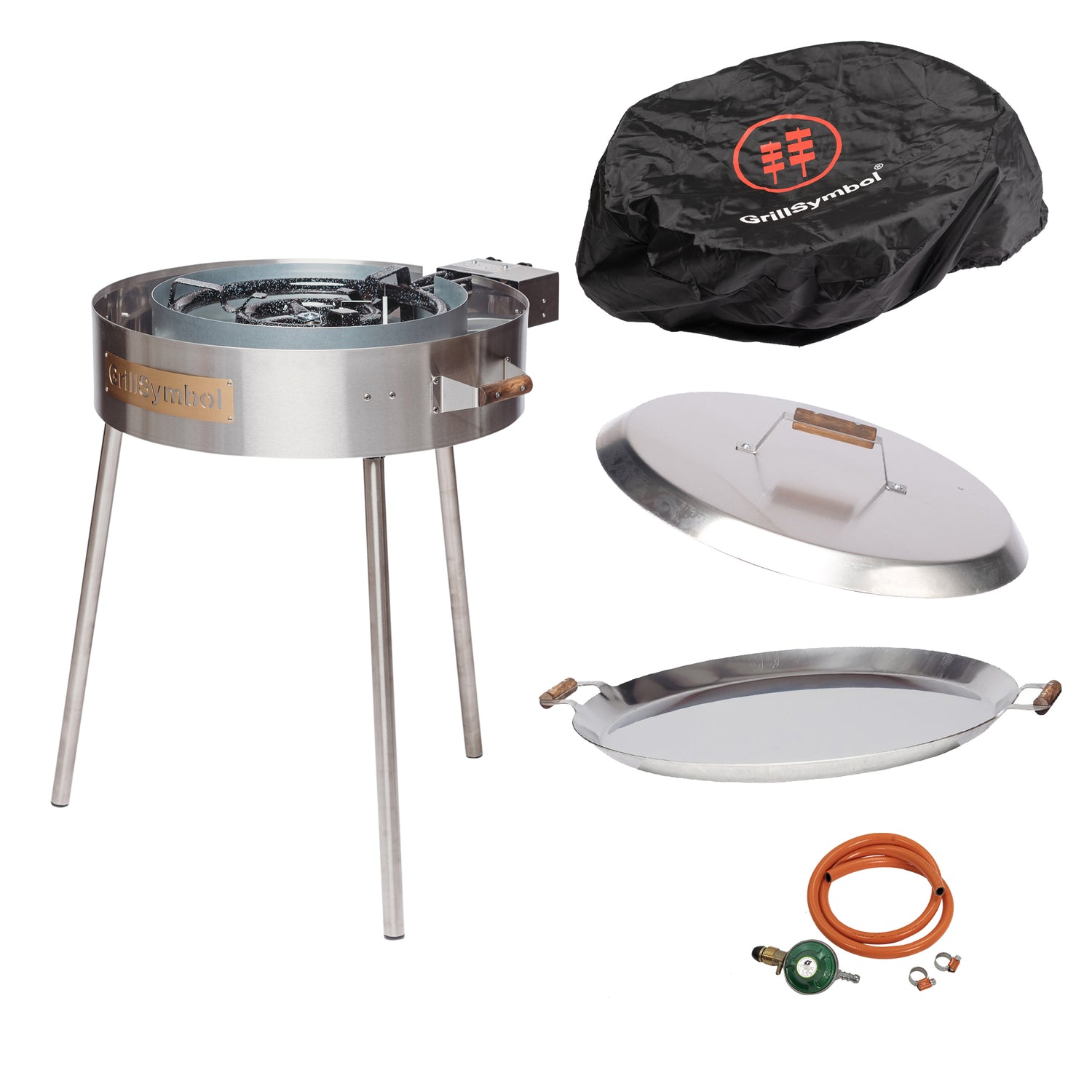 Komplett Paket PRO-720 Inkl lock & överdrag KOLSTÅL / ONE SIZE