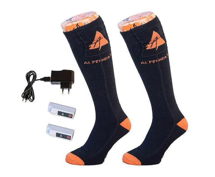 Värmestrumpa Fire Sock Bomull SVART / S (36-38)