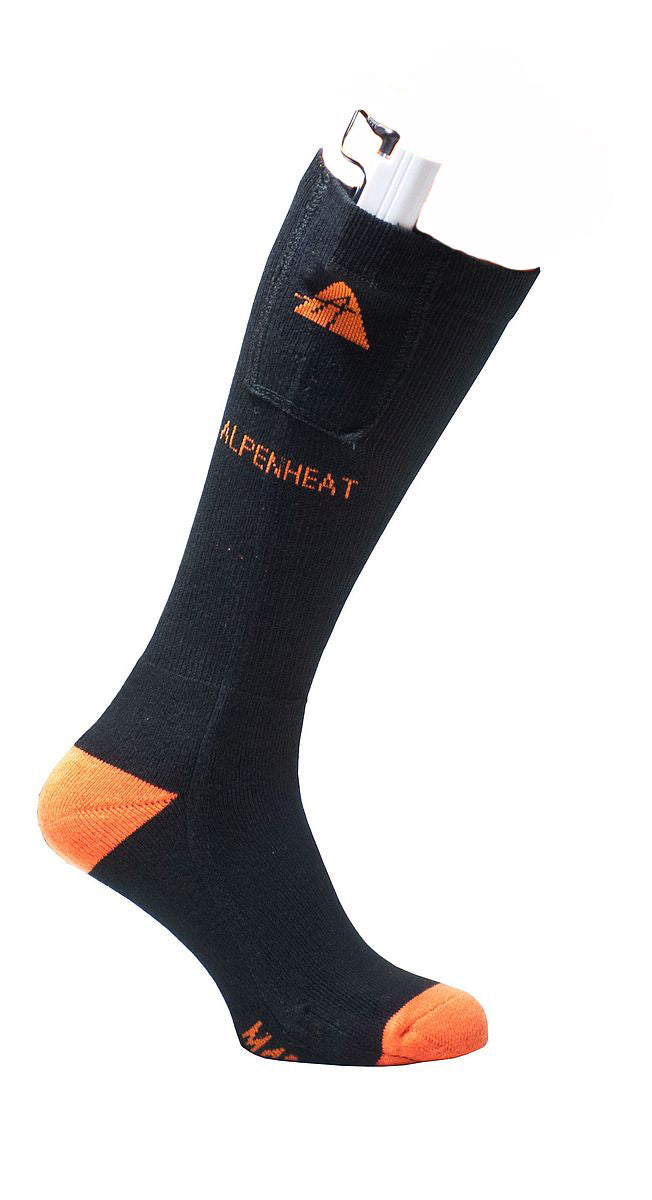 Värmestrumpa Fire Sock Bomull SVART / S (36-38)