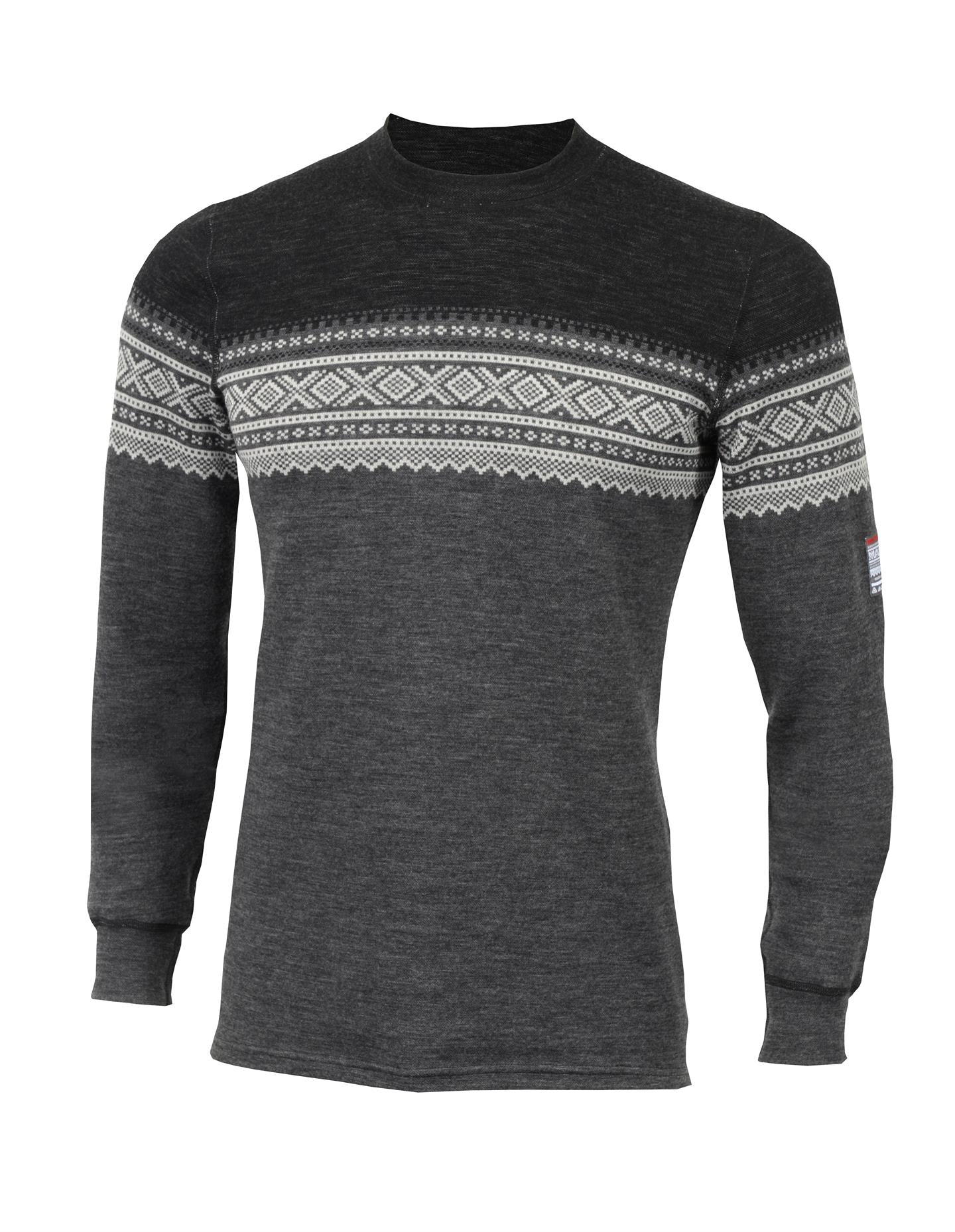 Designwool Marius Shirt Crewneck GRÅ / XS