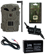 Kamerapaket, SD Kort, SimKort, Batterikabel, 12V extern batteri, kamerafäste GRÖN / EN STL