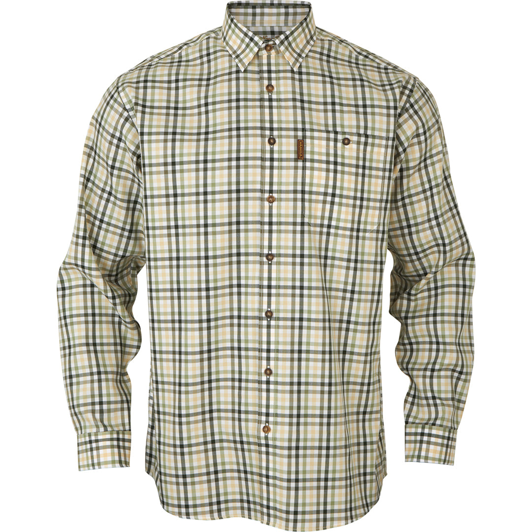 Milford L/S Skjorta BEECH GREEN CHECK / 4XL