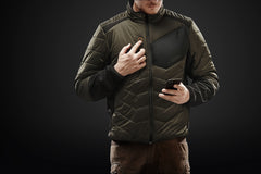 Heat Värmejacka WILLOW GREEN/BLACK / XS