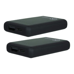Powerbank handskar 2x3450 mAh SVART / ONE SIZE