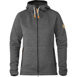 Övik Fleece Hoodie Women DARK GREY / S