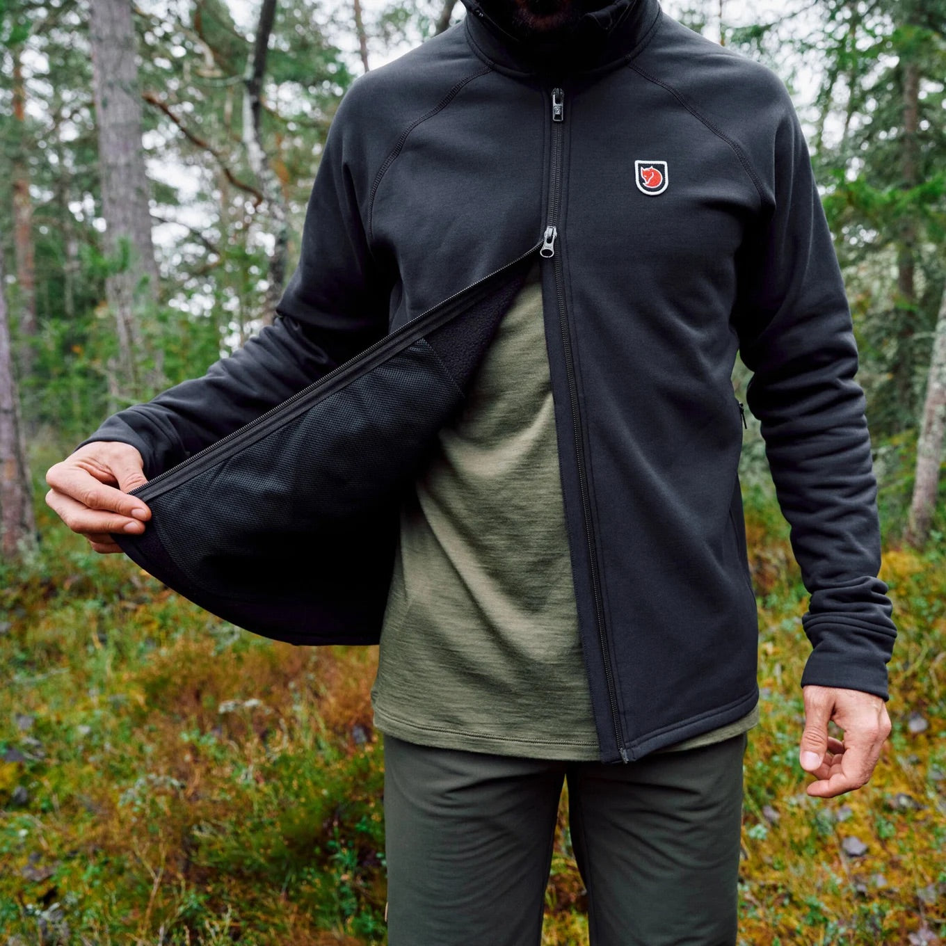 Expedition Fleece Hoodie Men FLAME ORANGE / S