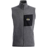 Flok Wool Mens Pile Vest GRANITE / S