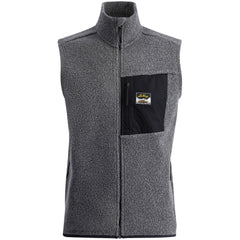 Flok Wool Mens Pile Vest GRANITE / S