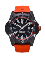 Carbon Composite Dive Series 10040 Svart Orange Med Orange Armband SVART ORANGE MED ORANGE ARMBAND / 1 ST