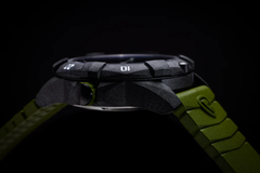 Carbon Composite Dive Series 1005G Svart Grön Med Grönt Armband SVART GRÖN MED GRÖNT ARMBAND / 1 ST