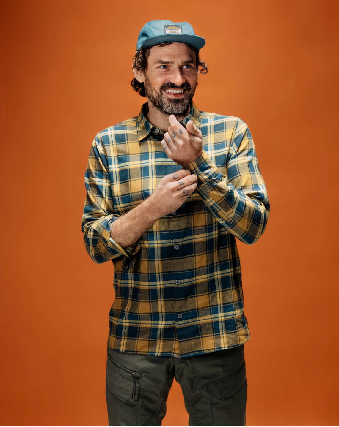Järpen Plaid Flannel Shirt OLIVE / XS