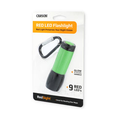 RedSight, Nattficklampa, självlysande, röd LED EN STL
