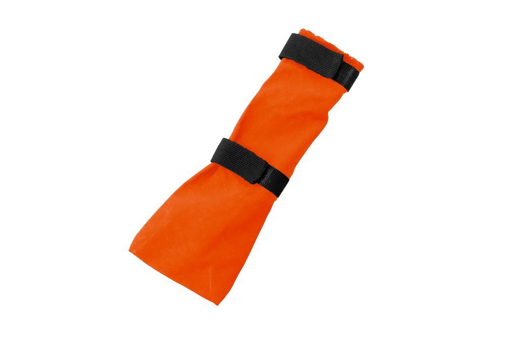 Hundsockar höga med dubbellåsning ORANGE / 2XL / 4-PACK