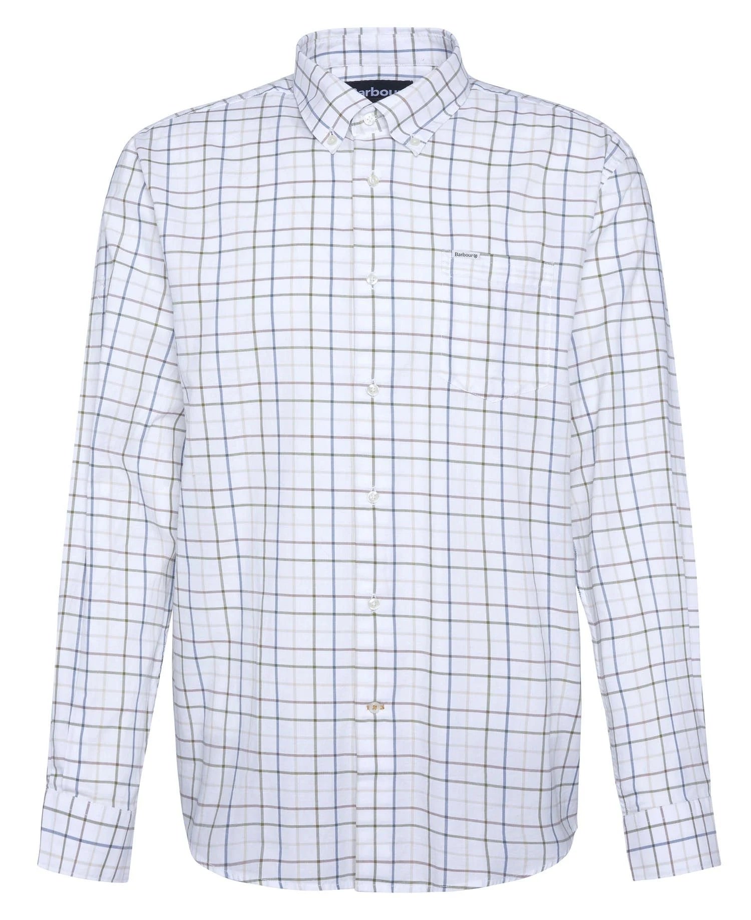 Caswell Tattersall Regular Fit Shirt Men PINE GREEN / S