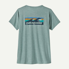 Women's Cap Cool Daily Graphic T-Shirt - Waters BOARDSHORT LOGO: THERMAL BLUE X-DYE / XXL