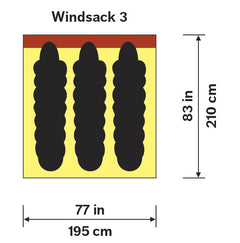 Windsack 3 RED / EN STL