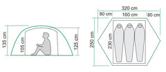 Stetind 3 Polar BLUE/ORANGE / ONE SIZE