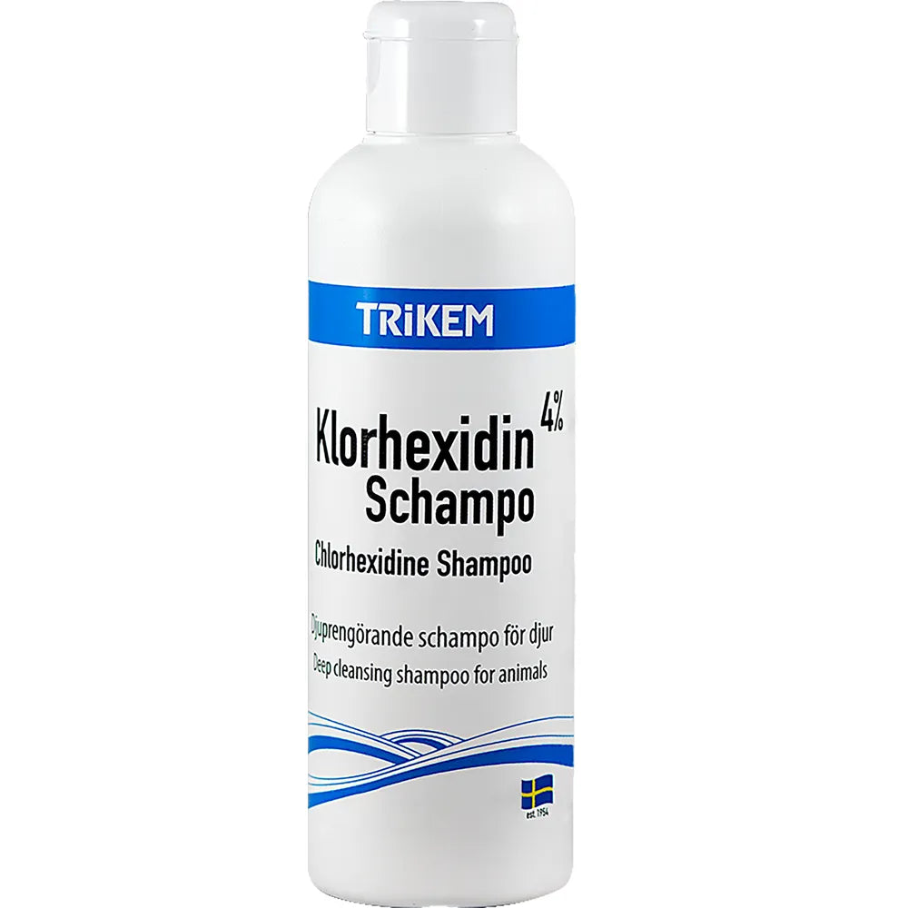 Klorhexidinschampo 200 ml – Antiseptiskt Schampo för Djur