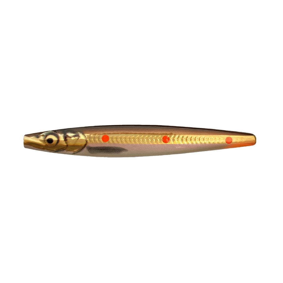 Line Thru Zerling 9,8 cm 16 g UV Sinking COPPER RED DOTS / EN STL