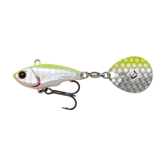 Fat Tail Spin LEMON BACK FLASH / VIKT 9 G & STORLEK 5,5 CM