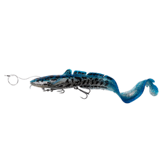 3D Line Thru Burbot 36 cm 216 Gram Gummibete BLUE / 36 CM / 210 GRAM