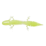 Ned Salamander Floating 5 Stycken Gummibeten CLEAR CHATREUSE / 7,5 CM & 3 G