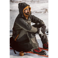 Makke Pro Mens Jacket FOREST GREEN/CHARCOAL / M