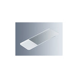 Objektglas 76 x 26 mm, 1 mm, +/-0,05 mm, frostad skrivyta, fasade hörn, DIN ISO 8 50 ST
