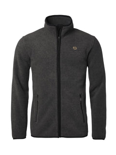 Mainstone Fleecejacka SVART/MÖRKANTRACIT / M