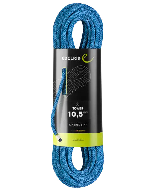 Tower 10,5mm rope AQUA BLUE / 30 M