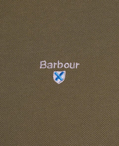 Tartan Pique Polo Men DARK OLIVE / M
