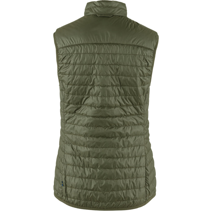 Abisko Womens Padded Vest LAUREL GREEN / S