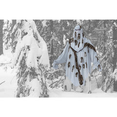 Snow-Hoodie Reversibel Camo VIT / EN STL