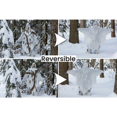 Snow-Hoodie Reversibel Camo VIT / EN STL