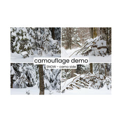 Snow-Hoodie Reversibel Camo VIT / EN STL