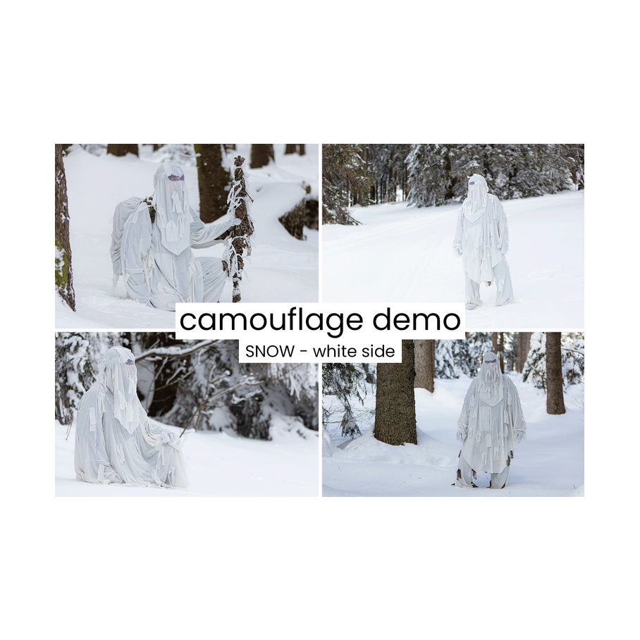 Snow-Hoodie Reversibel Camo VIT / EN STL