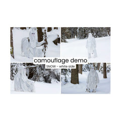 Snow-Hoodie Reversibel Camo VIT / EN STL