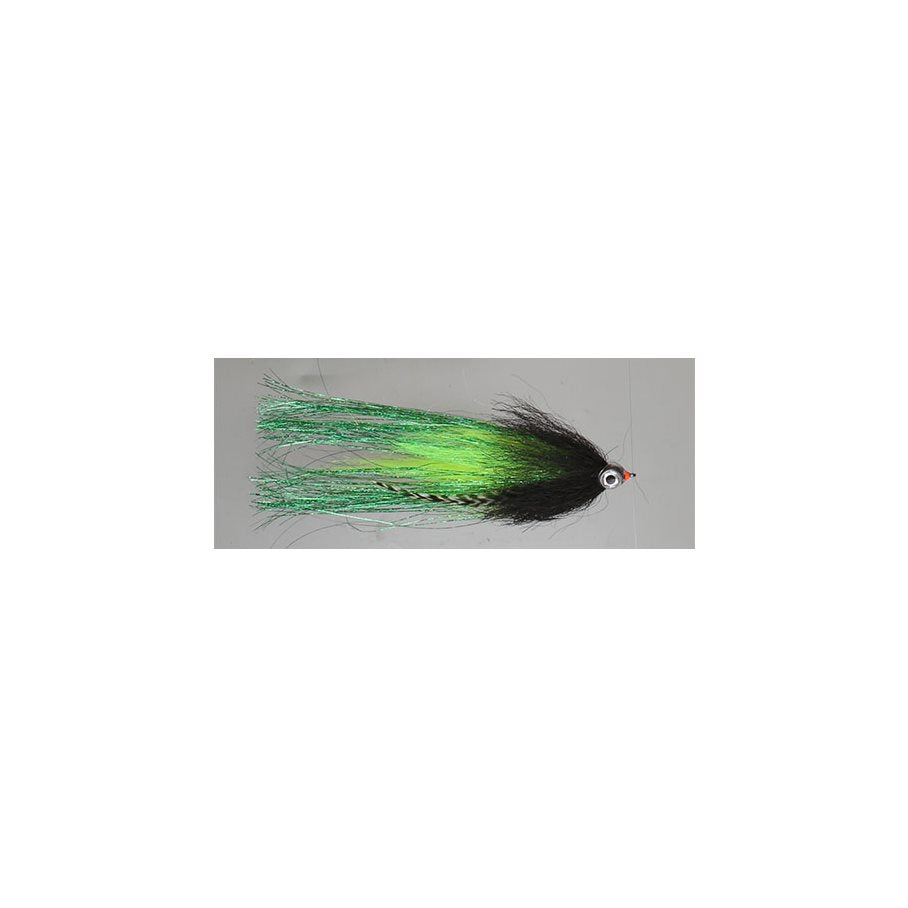 Big Pike Gäddfluga BLACK/CHARTREUSE/GREEN / EN STL