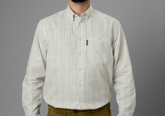 Allerston L/S skjorta EMERALD GREEN/WHITE / M