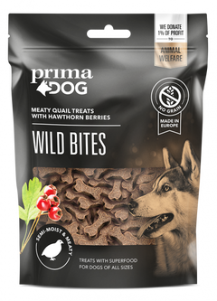 Wild Bites 4 olika smaker 100gr eller 150gr SORT VAKTEL & MÄNGD 150 G